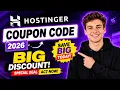 Hostinger Coupon Code 2026 Best Deal Exclusive Offer Save Big Today