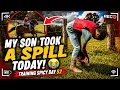 My Son Took a Spill Today Training Spicy Day 52