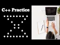 C Programming Questions Practice Star Pattern 22