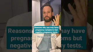 Why you may have pregnancy symptoms but negative pregnancy tests