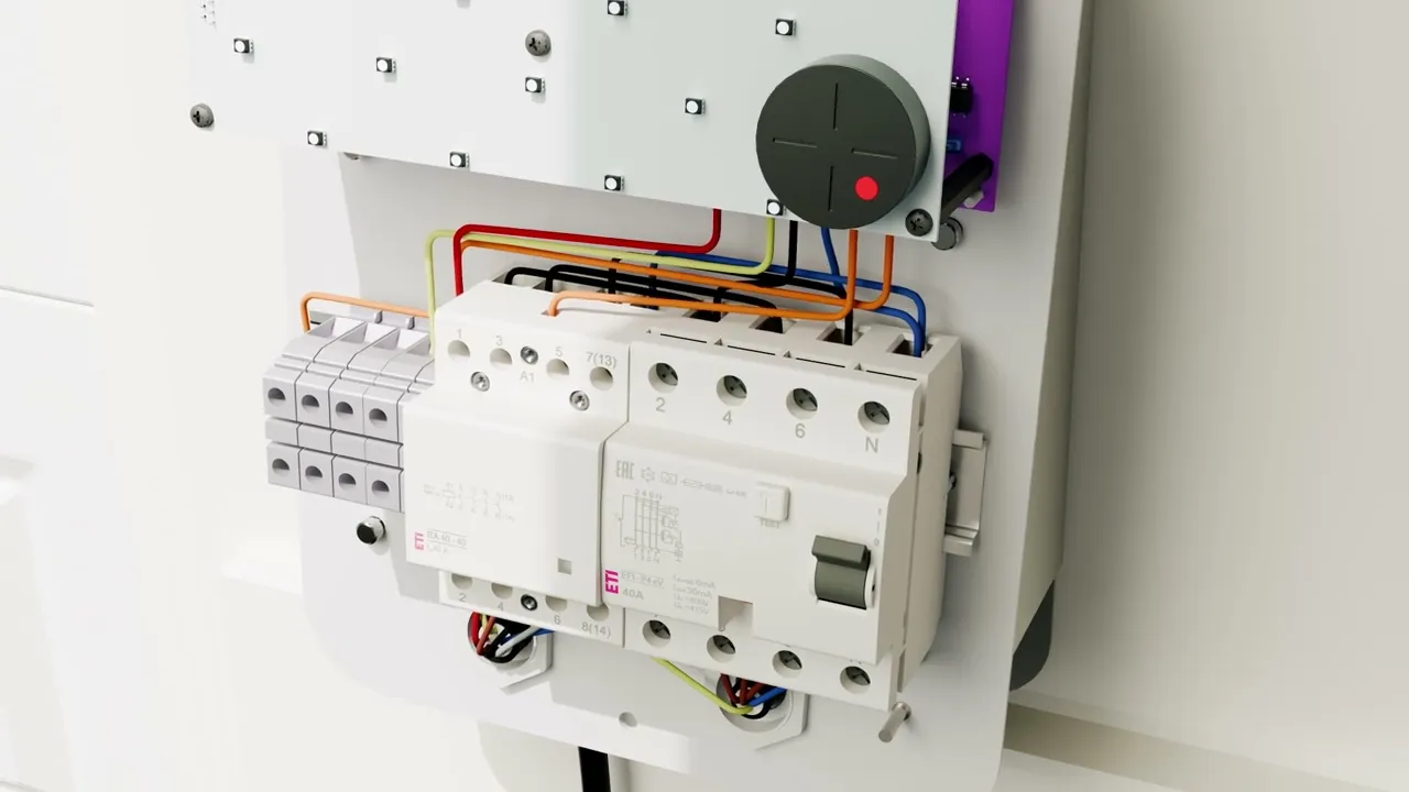 ETI EVC-HOME11 installation animation