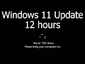 Download Lagu Windows 11 Update Screen 12 hours REAL COUNT in 4K UHD !