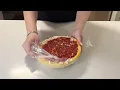 Download Lagu Gino's East of Chicago - How to Bake a Frozen Deep Dish Pizza - Quick Bake