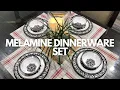 12 Piece Melamine Dinnerware Set - Complete Your Table Setting