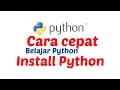 Belajar Python Pemula Install Python di Linux sangat mudah ga sampe 5 menit selesai