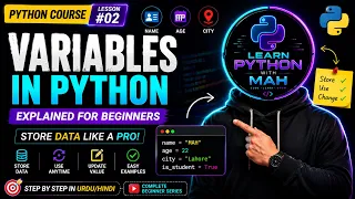 Python Variables Explained for Beginners Store Data Like a Pro Python Tutorial 2026