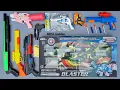 Download Lagu Automatic soft bullet blaster gun and Cowboy Pistol, NERF Firestrike, Shotgun Space gun Water gun