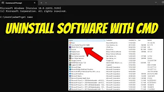 How To Uninstall Any Program or Software Using CMD Remove Application with Command Prompt