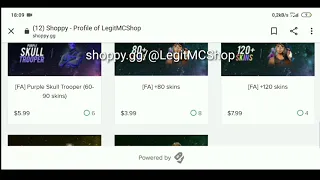 BEST LEGIT FORTNITE SHOP SHOPPY GG ATSHOP IO SELLY GG Shoppy gg LegitMCShop