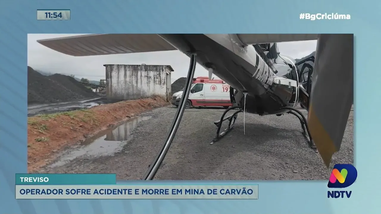 Trabalhador morre após acidente em mina de carvão em Treviso