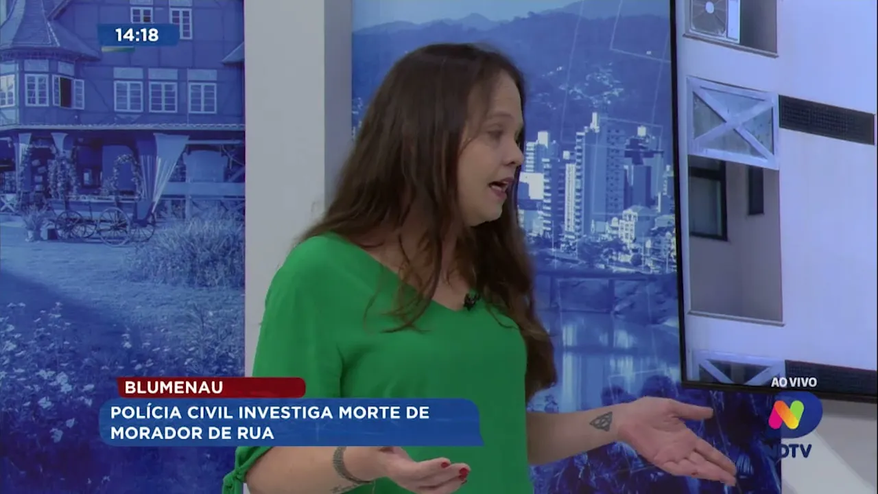 Polícia Civil investiga morte de homem em situação de rua em Blumenau
