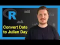Convert Date to Julian Day in R 3 Examples Get Days of Year as POSIXlt format or yday
