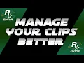 Manage your Rockstar Editor clips with this FREE app
