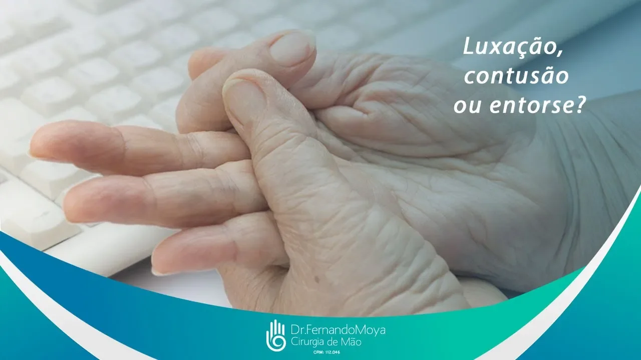 Luxação, contusão ou entorse? | Dr. Fernando Moya CRM 112046