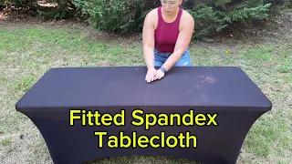 Honest Review of this Fitted Spandex Table Cover