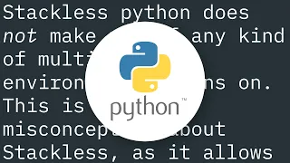 Stackless python and multicores