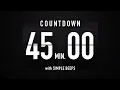 45 Minute Countdown Timer Flip Clock with Simple Beeps