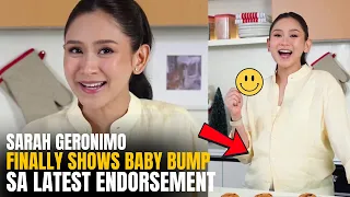 Sarah Geronimo IPINAKITA na ang BABY BUMP nya sa LATEST ENDORSEMENT!!