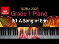 Download Lagu ABRSM 2025 \u0026 2026 - Grade 1 Piano Exam - B:1 ~ A Song of Erin ~ Thomas Dunhill