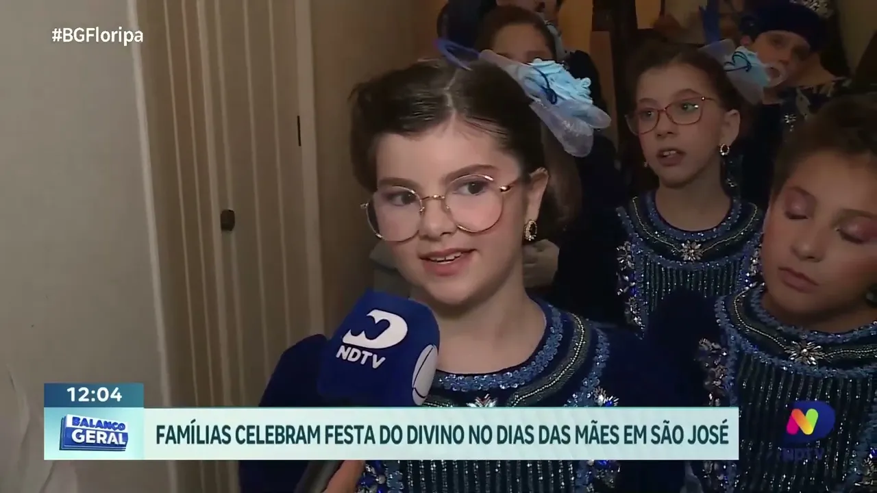 Famílias celebram o Dia das Mães com a tradicional Festa do Divino em São José