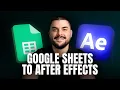 Automate After Effects Creation with Google Sheets