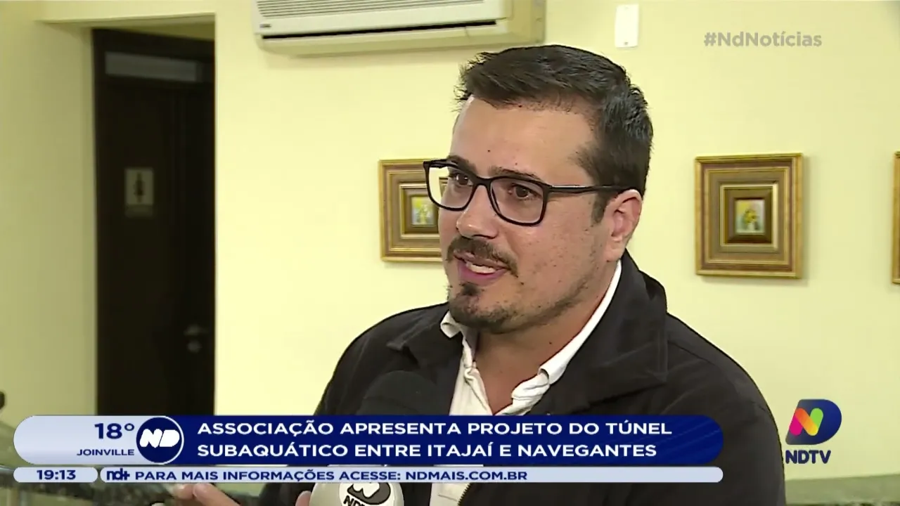 Associação cria projeto de túnel subaquático entre Itajaí e Navegantes