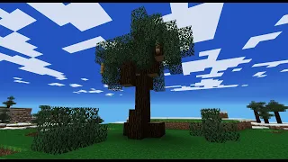 Making a Tree in Minecraft Pi Edition