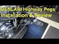 BENLARI Short Angled Highway Peg Installation and Review