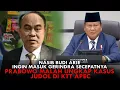 NASIB BUDI ARIE. INGIN MASUK GERINDRA SECEPATNYA, PRABOWO MALAH UNGKAP KASUS JUDOL DI KTT APEC