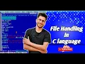 Learn completely about File handling in C programming language in 45 minutes Umesh Sir