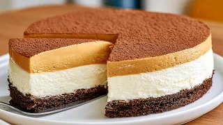 Ein neues leckeres hausgemachtes Dessert mit Kaffeemusse für 15 Minuten! Kein Backen und Mehl!