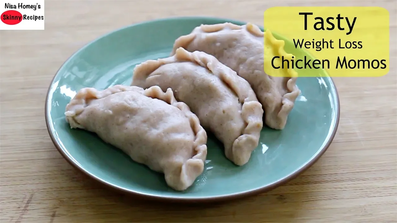 The BEST Chicken Momos With Rice Flour For Weight Loss - Low Calorie/Almost Oil Free -Skinny Recipes