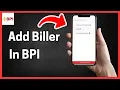 How To Add Biller In BPI App step by step