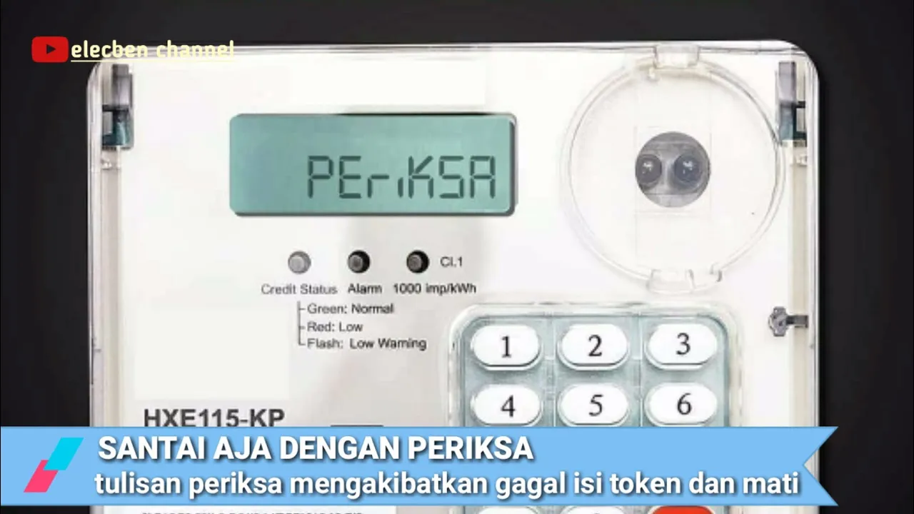 LINK : https://youtu.be/6ktVccpkZnw kode temper periksa kode pln prabayar periksa ada tulisan periks. 