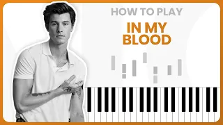 Download How To Play In My Blood By Shawn Mendes On Piano - Piano Tutorial (PART 1) MP3