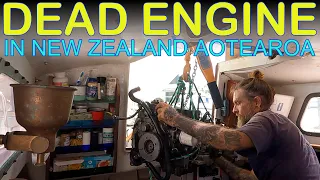 ENGINE FAILURE: Testing the Compression & Pulling The Engine On a Sailboat in Opua New Zealand