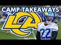 The Rams Defense Is SCARY GOOD Rams Training Camp Takeaways Ft Blake Corum Stetson Bennett