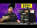 Harbor Freight Welder Chicago Electric 125 Review Setup and Test