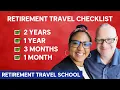 Retirement Travel Checklist Everything You Need To Do Before Leaving