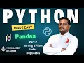 Python Pandas 5 Part 2 Python Made Easy