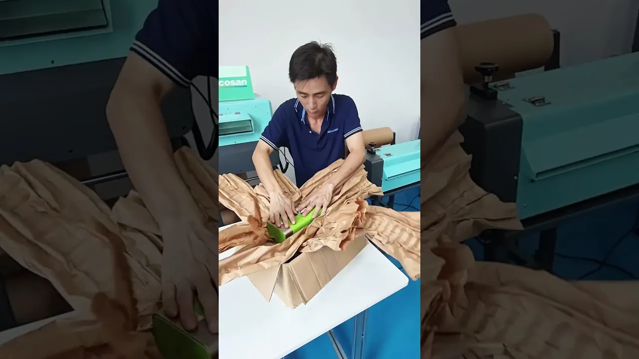 Reliable protective packing solution. High‑strength paper cushion fits heavy‑weight goods. Stable mechanical operation cuts manual workload.
