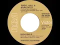 1976 HITS ARCHIVE: Sara Smile - Daryl Hall & John Oates (stereo 45)