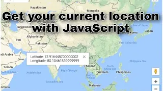 Find your location with javascript Geolocation api