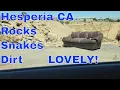 Hesperia CA city tour - drug use
