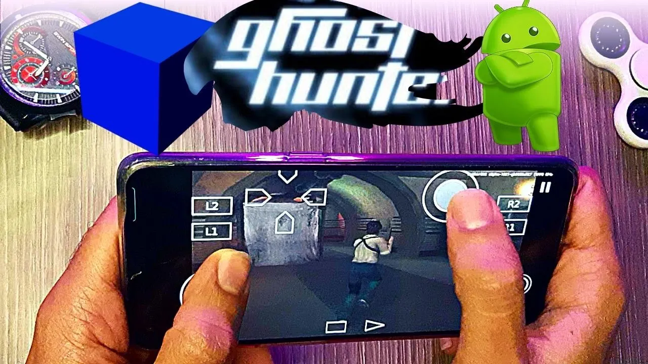 Ghost Hunter Game 2003 - PS2 Emulator Android Gameplay - Aether SX2 APK - Ghost Hunter Mobile 2022