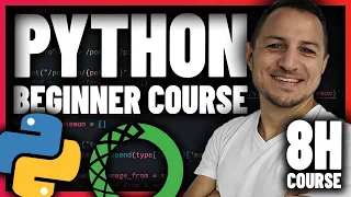 Python Beginner Course - Learn to code Python Full 8 Hour Course