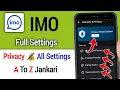 imo all security privacy settings 2025 imo security and privacy important settings 2025