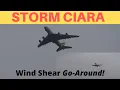 Lagu Storm Ciara │ Wind Shear │ Go-around │ Manchester Airport │ ATC Audio