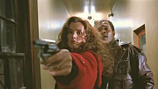 the long kiss goodnight 1996 meeting at the train station shoot out scene