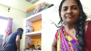  bihari blogger chiffon saree draping bihari mother saree draping and household chores